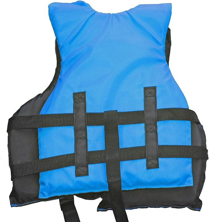 Hardcore Life Jacket Paddle Vest; Coast Guard Approved Type III PFD Life Vest Flotation Device; Jet ski, Wakeboard, Kayak; Ideal Extra Life Jacket for Your Pontoon Boat w/Leg Strap