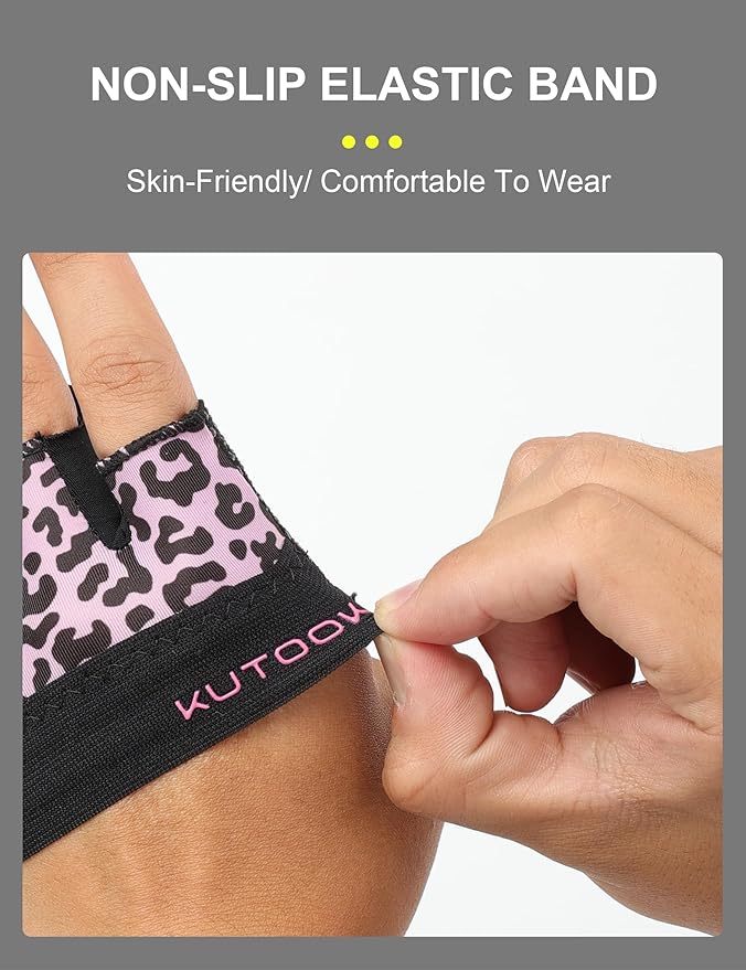 KUTOOK Weight Lifting Gloves for Women Gym Workout Gloves with Palm Protection & Extra Grip Breathable Exercise Gloves for Men Fitness