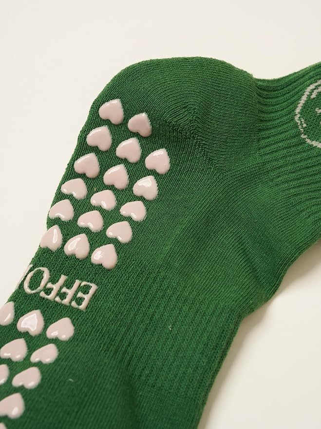 Crew Half Calf Grip Socks, Cutest Fruits Pilates Socks, Ruffle socks, Non-Slip, Barre Yoga Fitness