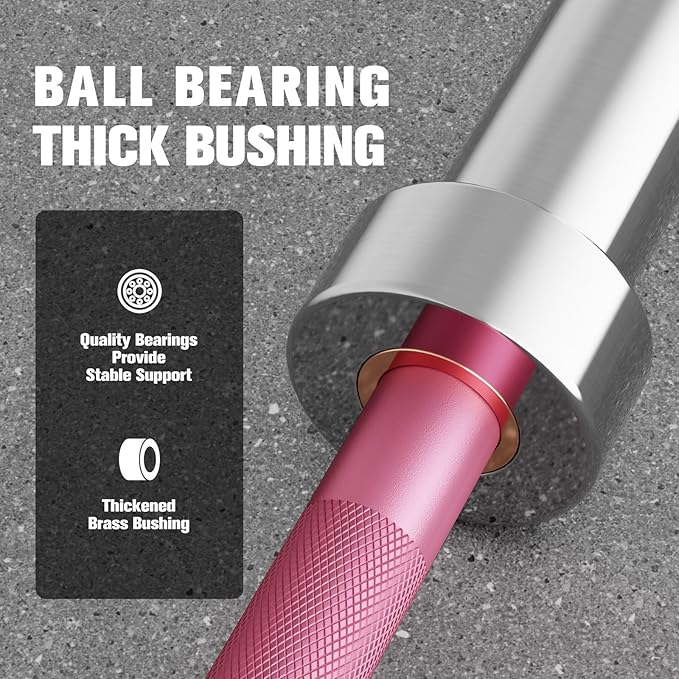 RitFit Barbell Weight Set - 4/6FT Olympic Barbell with Weight Plates (55-275LB Total) - Weightlifting Equipment for Squats, Curls, Deadlifts, Presses, Hip Thrusts