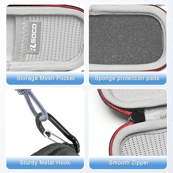 RLSOCO Hard Case for KardiaMobile 1-Lead Personal EKG Monitor (Case Only)