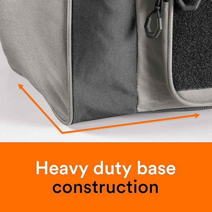 Fitdom 130L 36" Heavy Duty Extra Large Sports Gym Equipment Travel Duffle Bag W/Adjustable Shoulder Strap & 7 Compartments. Perfect for Soccer Baseball Basketball Hockey Football, Team Coaches & More