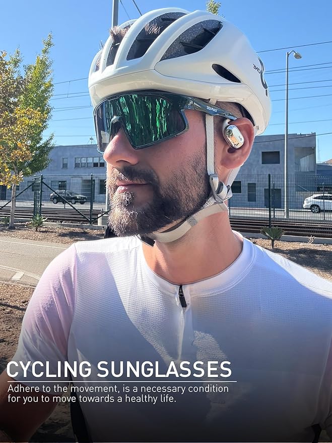KAPVOE Polarized Cycling Glasses Men Women Sports Sunglasses for Mountain Bike Running Fishing Baseball K383