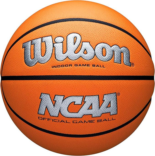 WILSON NCAA Evo NXT Official Indoor Game Basketballs - Sizes 6 and 7