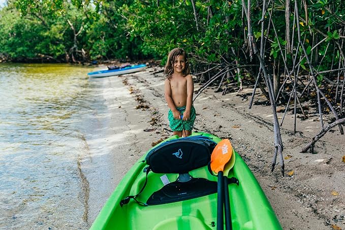 Pelican - Poseidon Paddle - Aluminum Shaft with Reinforced Fiberglass Blades - Lightweight, Adjustable Kayaks Paddles - Perfect for Kayaking Boating