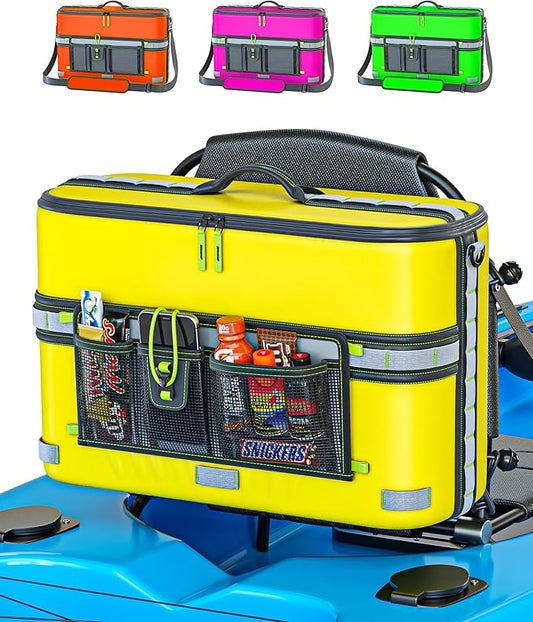 Skywin Kayak Cooler Behind Seat, Waterproof Cooler for Kayaking, Compatible with Lawn Chair Style Seats, Stores Drinks and Keeps Them Cool All Day