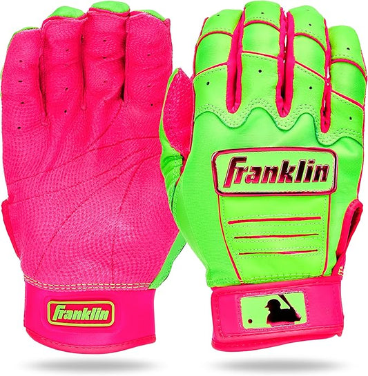 Franklin Sports MLB Baseball Batting Gloves - CFX Pro Adult + Youth - Baseball + Softball - Multiple Sizes + Colors