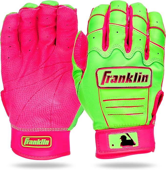 Franklin Sports MLB Baseball Batting Gloves - CFX Pro Adult + Youth - Baseball + Softball - Multiple Sizes + Colors