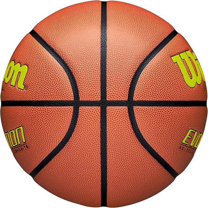 WILSON Evolution Indoor Game Basketballs - Size 5, Size 6 and Size 7