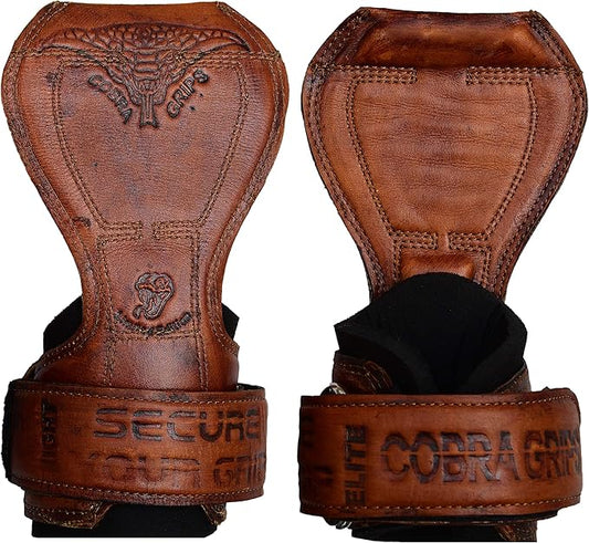Cobra Grips PRO Weight Lifting Gloves Heavy Duty Straps Alternative Power Lifting Hooks for Deadlifts Adjustable Neoprene Padded Wrist Support Bodybuilding