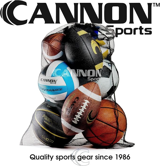 Cannon Sports Electric Ball Inflator Pump with Pressure Gauge - Powerful 1/8 HP Oil-Less Compressor, Inflates Balls, Exercise Balls, Tires, Pool Floats, Air Mattresses, and More