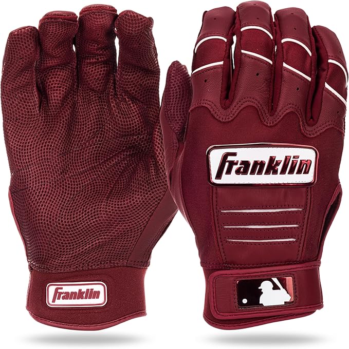 Franklin Sports MLB Baseball Batting Gloves - CFX Pro Adult + Youth - Baseball + Softball - Multiple Sizes + Colors