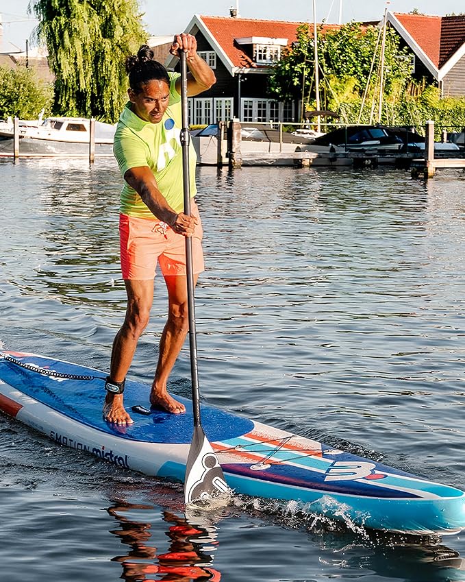 Mistral Stand Up Inflatable Paddle Board Racing & Touring Board 13'2"/ 14' Race Board, Backpack with Wheels, Durable ISUP for Youth & Adult, w/Premium SUP Accessories