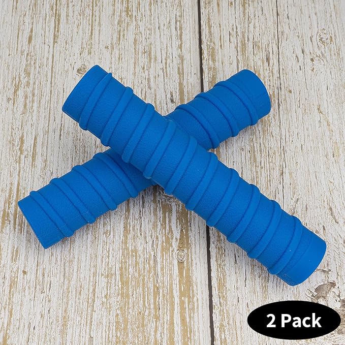 Kayak Paddle Grips, No-Slip Silicone Grips, Blister Prevention, Kayaking Accessories for Take-Apart Paddle (Diameter 1.18 Inches)