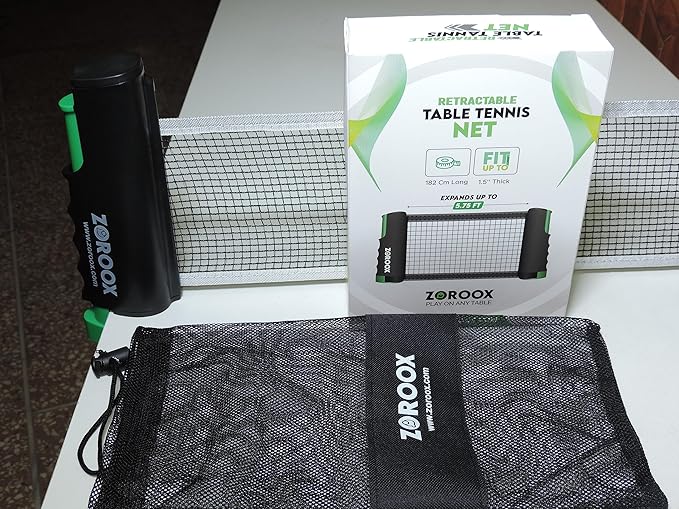 Table Tennis Net | Portable | Retractable | Easy Install Portable Table Tennis Net for Any Table. Easy to Install & Durable
