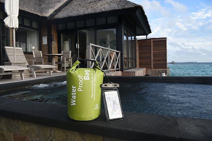 Freegrace Waterproof Dry Bag - Lightweight Dry Sack with Seals and Waterproof Case - Float on Water - Keeps Gear Dry for Kayaking, Beach, Rafting, Boating, Hiking, Camping and Fishing