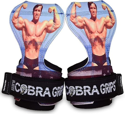 Cobra Grips PRO Weight Lifting Gloves Heavy Duty Straps Alternative Power Lifting Hooks for Deadlifts Adjustable Neoprene Padded Wrist Support Bodybuilding