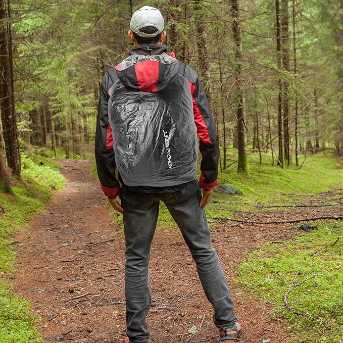 30pcs Backpack Rain Cover Waterproof - Disposable Lightweight Backpack Cover for Outdoor Hiking Air Travel for 20-55L