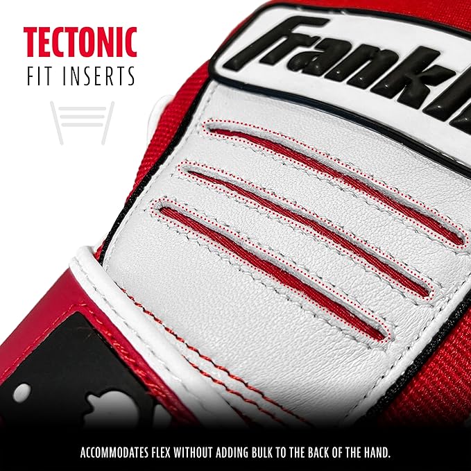 Franklin Sports MLB Baseball Batting Gloves - CFX Pro Adult + Youth - Baseball + Softball - Multiple Sizes + Colors