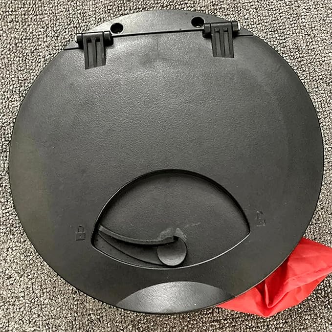 6/8/9 Inch Round Hatch Cover Deck Plate ABS Accessories Hatch Cover with Red Waterproof Bag for Kayak Boat Fishing Rigging