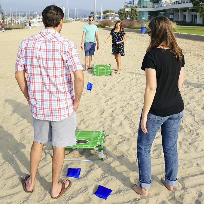 GoSports Portable Cornhole Game Sets – Premium Outdoor Lawn or Beach Toss Game for Kids and Adults