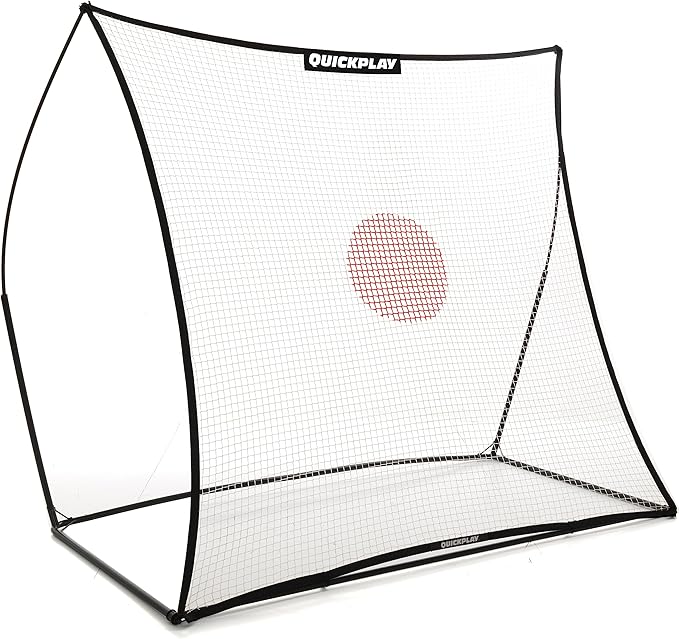QUICKPLAY Spot Target Soccer Rebounder | Weather-Resistant Rebound Net with Carry Bag | Great for Passing, Receiving, and Trapping Practice | Ideal for Team or Solo Training