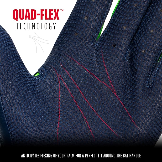 Franklin Sports MLB Baseball Batting Gloves - CFX Pro Adult + Youth - Baseball + Softball - Multiple Sizes + Colors