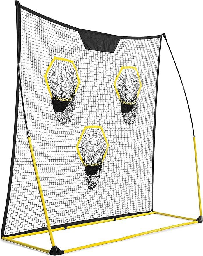 SKLZ Quickster Football Net: Portable, Durable Training Goal for Football Practice – Easy Setup, Stable Design, Ideal for Improving Passing and Kicking Accuracy and Skill Development