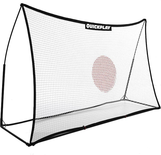 QUICKPLAY Spot Target Soccer Rebounder | Weather-Resistant Rebound Net with Carry Bag | Great for Passing, Receiving, and Trapping Practice | Ideal for Team or Solo Training