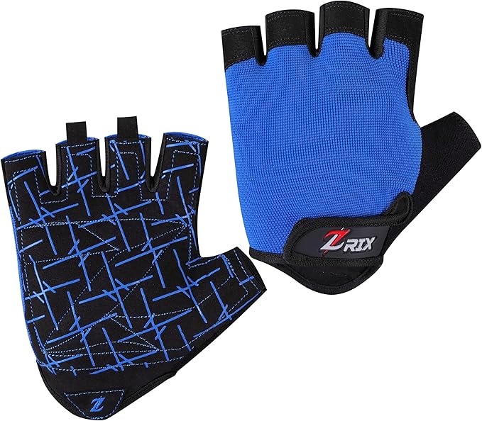 ZRIX Breathable Workout Gloves for Women, Weight Lifting Gloves for Gym, Cycling, Exercise, Fitness and Training, with Excellent Grip and Cushion Pads