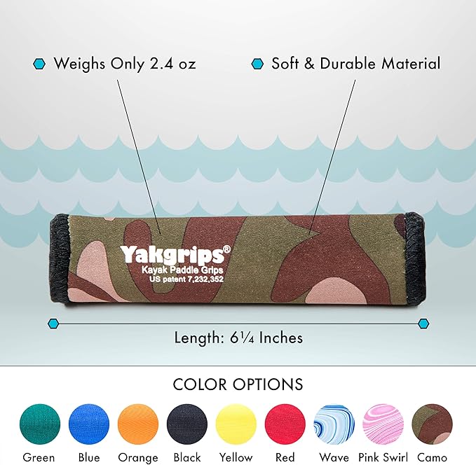 Paddle Grips for Take-Apart Kayak Paddle Shaft, Kayaking Accessories, Non-Slip Grip, Blister Prevention - Cascade Creek