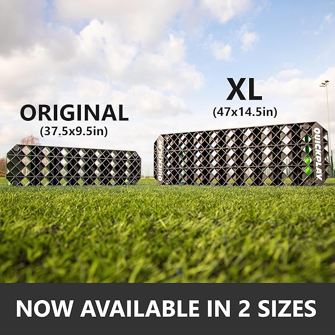 QUICKPLAY Replay Station Soccer Rebound Board - Portable Dual Surface Rebounder with Adjustable Angle - Soccer Training Equipment for Control, Passing Practice