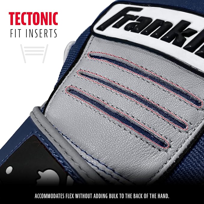 Franklin Sports MLB Baseball Batting Gloves - CFX Pro Adult + Youth - Baseball + Softball - Multiple Sizes + Colors