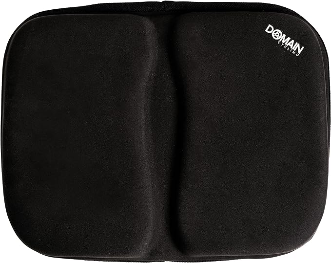 Bike Seat Cushion for Recumbent Bike - Pad Gel Exercise Bike Seat Cover for Recumbent Bike Seat, Stationary Spin Bicycle Seat, Women and Men, 39.37 x 29.21 cm