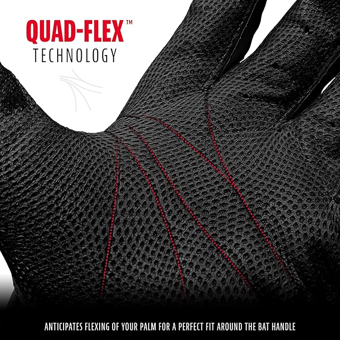 Franklin Sports MLB Baseball Batting Gloves - CFX Pro Adult + Youth - Baseball + Softball - Multiple Sizes + Colors