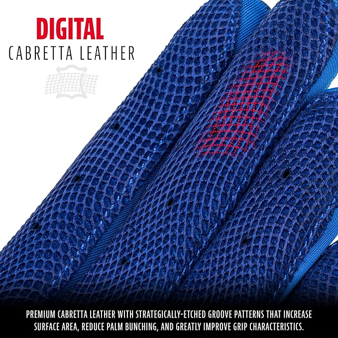 Franklin Sports MLB Baseball Batting Gloves - CFX Pro Adult + Youth - Baseball + Softball - Multiple Sizes + Colors