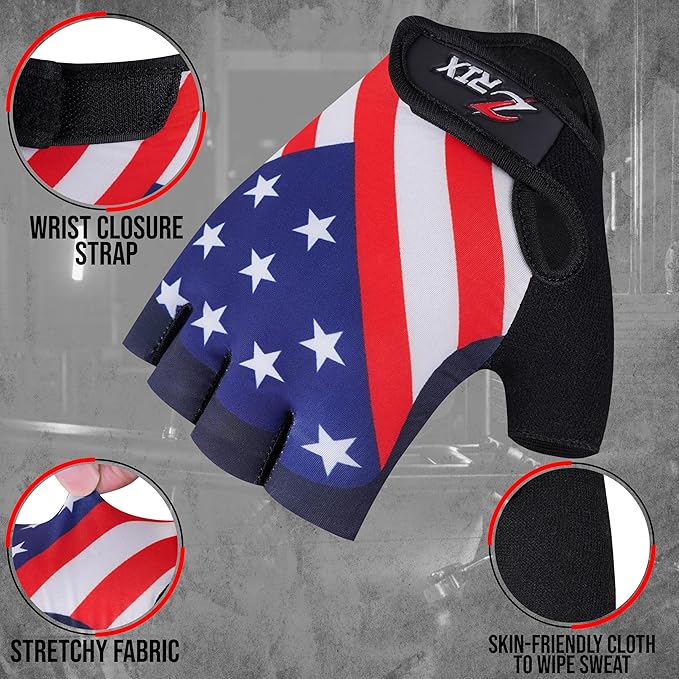 ZRIX Breathable Workout Gloves for Women, Weight Lifting Gloves for Gym, Cycling, Exercise, Fitness and Training, with Excellent Grip and Cushion Pads