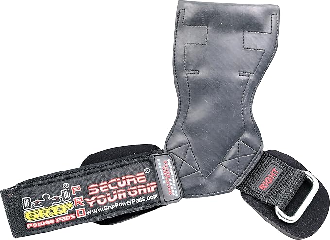 Lifting Grips PRO Weight Gloves Heavy Duty Barbell Gymnastics Straps Alternative to Power Hooks Deadlifts Adjustable Neoprene Padded Wrist Wrap