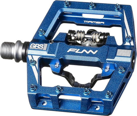 Funn Mamba S MTB Clipless Pedals, Single Sided Clip Mountain Bike Pedals, Compatible with SPD Cleats, 9/16-Inch CrMo Axle Bicycle Pedals for MTB/BMX/Gravel Cycling