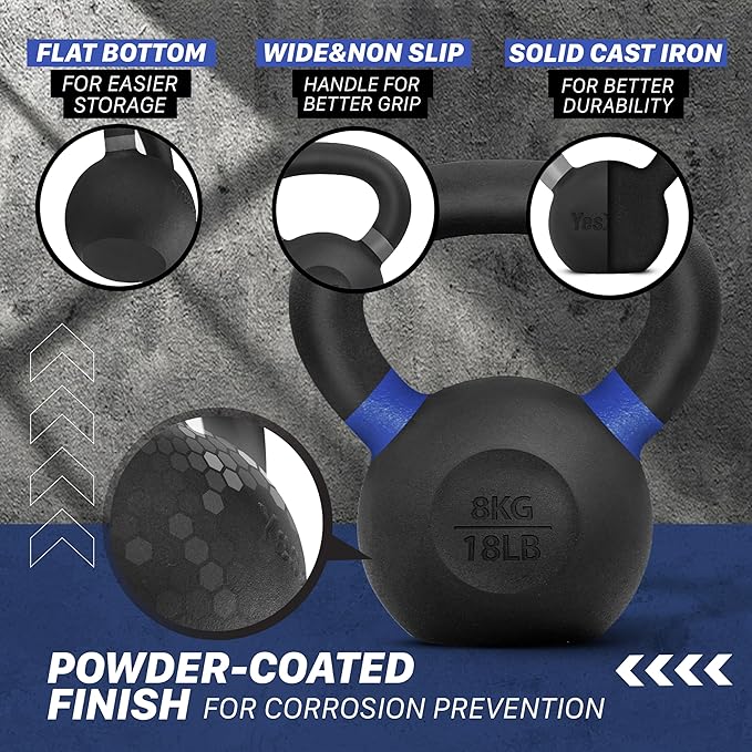 Yes4All Cast Iron Kettlebell