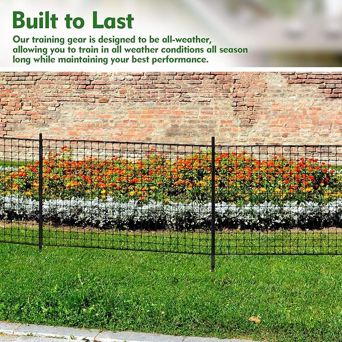 Cricket Ball Stop Net Backstop 66ft x 3ft Post and Net Package for Backyard Heavy Duty Removable Barrier Defensive Netting for Outdoor Yard Dog Fence