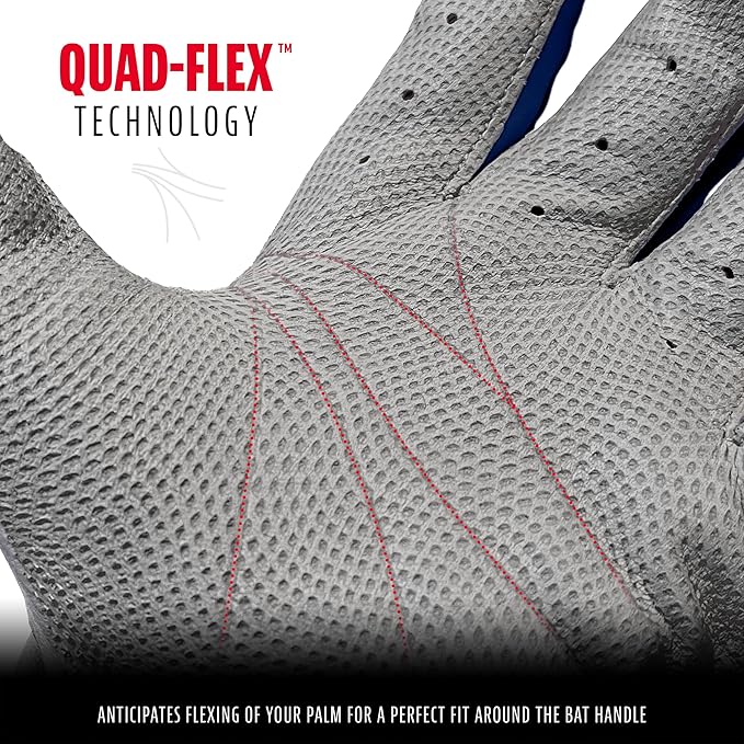 Franklin Sports MLB Baseball Batting Gloves - CFX Pro Adult + Youth - Baseball + Softball - Multiple Sizes + Colors