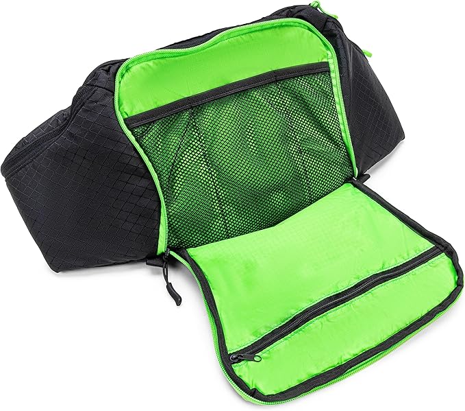 Rimrock Lumbar Hydration Hip Pack with 1.8L Intake ICE Insulated Water Reservoir, Fanny Pack Waist Bag Hiking Walking Running Jogging Camping. Men/Women Large Pack Design