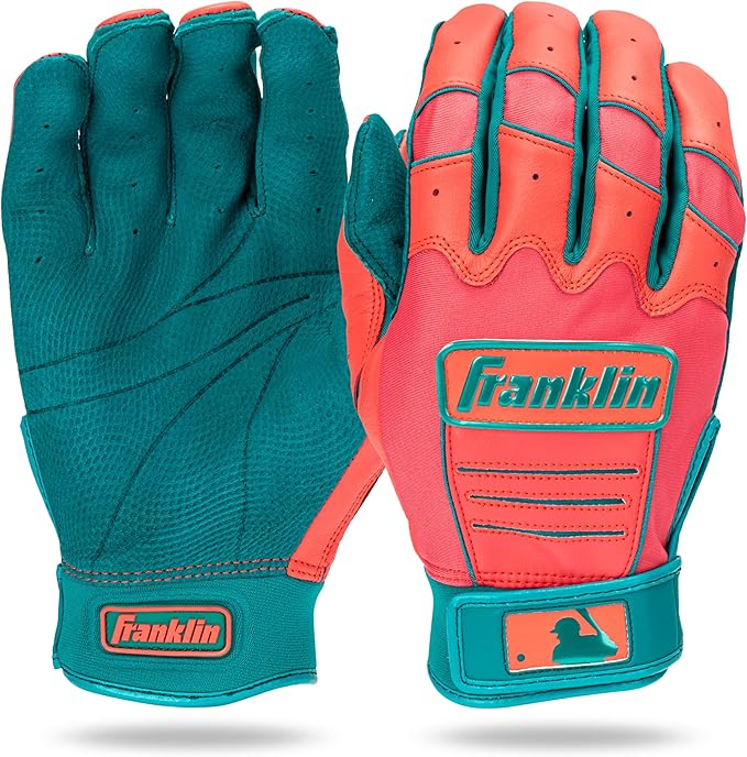 Franklin Sports MLB Baseball Batting Gloves - CFX Pro Adult + Youth - Baseball + Softball - Multiple Sizes + Colors