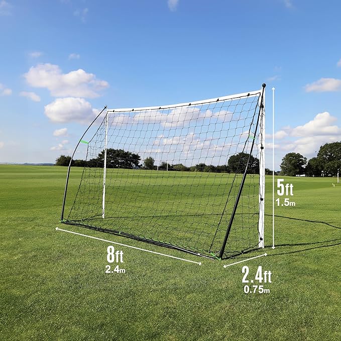 QUICKPLAY Spot Target Soccer Rebounder | Weather-Resistant Rebound Net with Carry Bag | Great for Passing, Receiving, and Trapping Practice | Ideal for Team or Solo Training