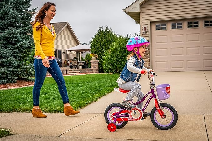 Schwinn Elm and Koen Bike or Balance Bike, 12-20 Inch Bike for Kids Ages 2-13, Black, Blue, Red, Teal, Pink or Purple, SmartStart Ergonomic Design, Adjustable Seat Grows with Child, Training Bicycle
