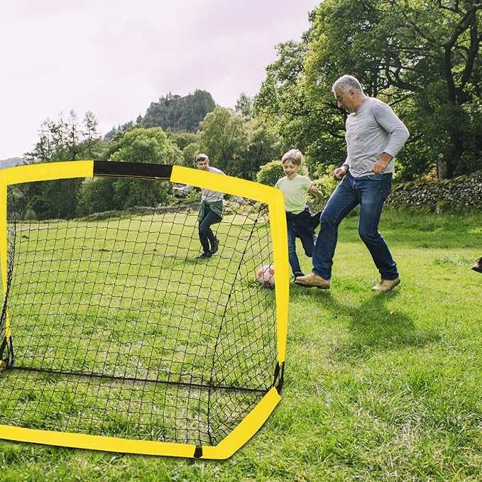 Soccer Goal with Carry Bag, 10/9MM Strengthen Pole, Arched Design, Kids Soccer Goals for Backyard Set 5x 3.1/3.6x2.7/2.9x2.4ft Portable Pop Up Soccer Nets for Toddler, Adults, Youth Games, Play, Gifts