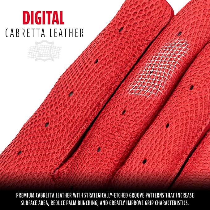 Franklin Sports MLB Baseball Batting Gloves - CFX Pro Adult + Youth - Baseball + Softball - Multiple Sizes + Colors