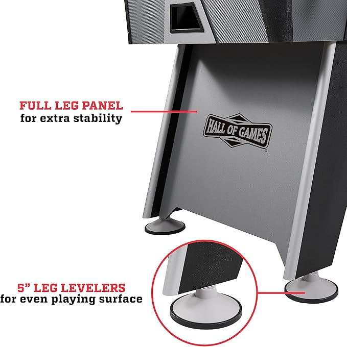Hall of Games Foosball Tables Multiple Styles, Soccer with Durable & Stylish Designs with Tabletop Sports Soccer Balls, Perfect for Family Game Rooms