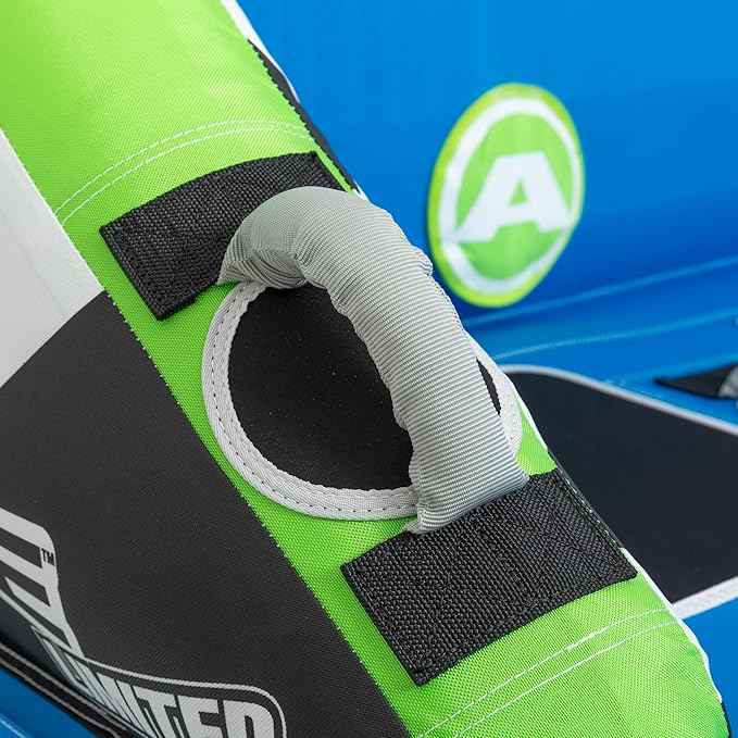 Airhead Mable Inflatable Towable Tube, 1-4 Rider Models, Dual Tow Points, Full Nylon Cover, EVA Foam Pads, Patented Speed Valve, Boat Tubes and Towables